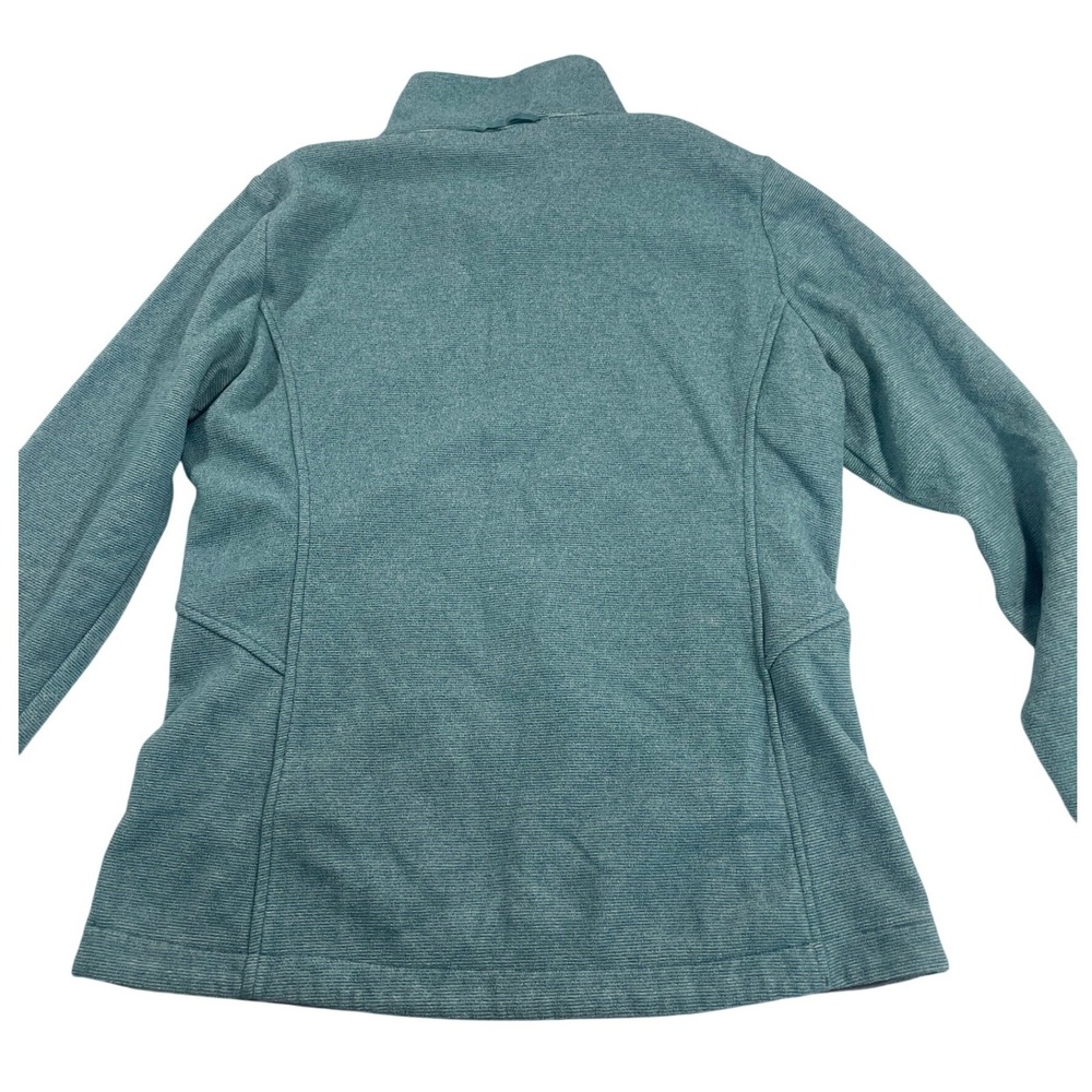 The North Face Womens Full Zip C656 Agave Fleece Jacket Medium Teal Gorpcore - Picture 2 of 9